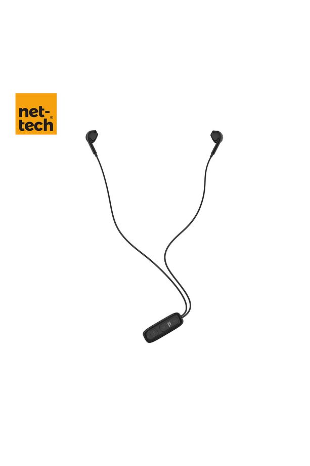 Nt-bth23 Boyun Asmalı/mıknatıslı Bluetooth Kulaklık - Siyah - 3