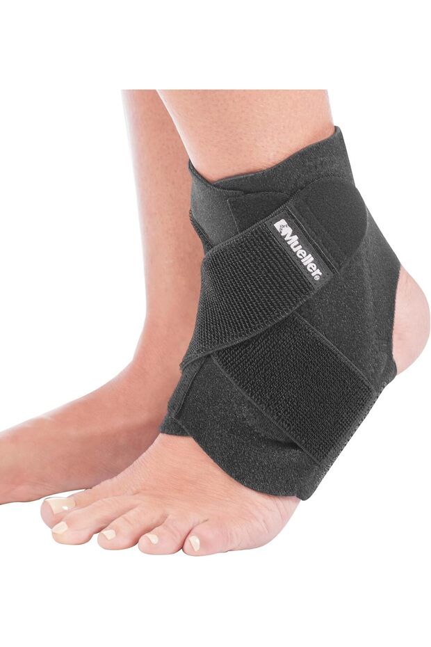 Adjustable Ankle Stabilizer, Black - 1