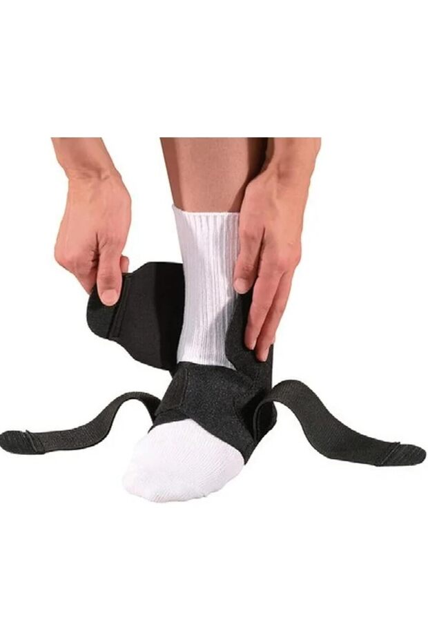 Adjustable Ankle Stabilizer, Black - 6