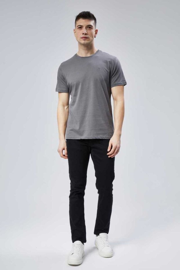 Safe 1St Quality 100% Combed Cotton Men's T-Shirt Classic Fit 0 Neck Short Sleeve T-Shirt