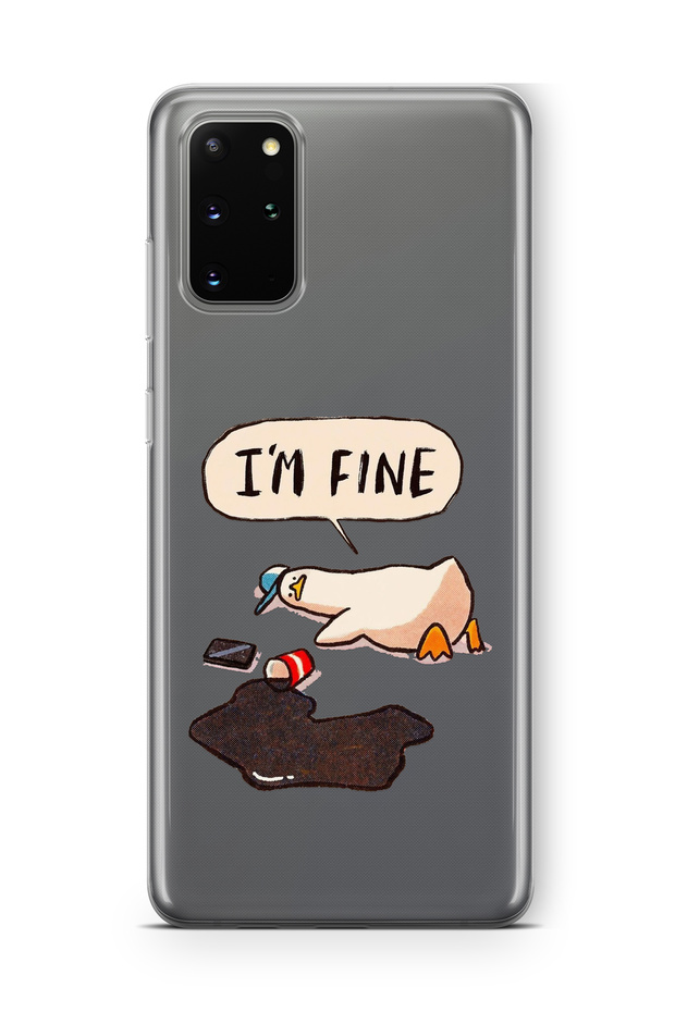Samsung Galaxy S20 Plus Compatible Im Fine Design Printed Transparent Case