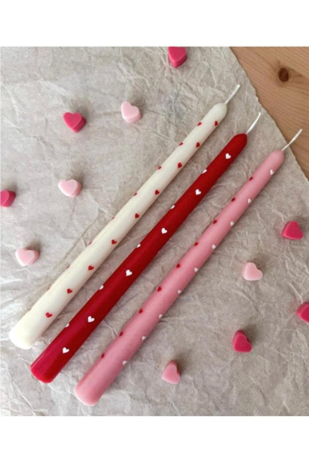 3 ADET KALPLİ MUM - 1