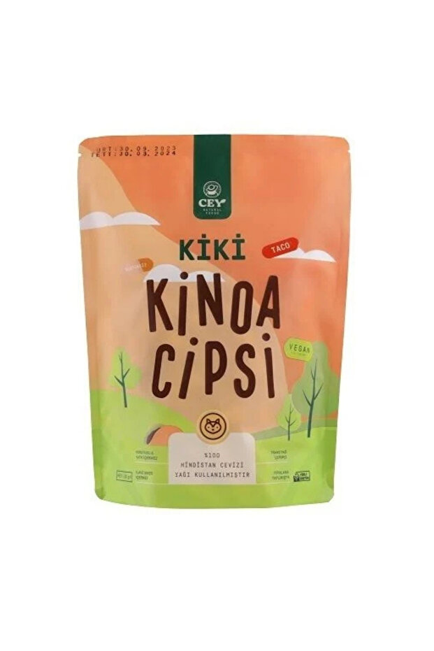 Cey Natural Foods Cey Kiki Taco Kinoa Cips 30GR