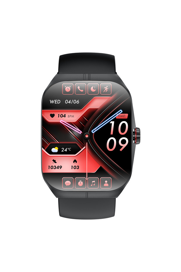 Smart Watch 1.95" AMOLED, Bluetooth Call, Health Tracker, Android & iOS - 3