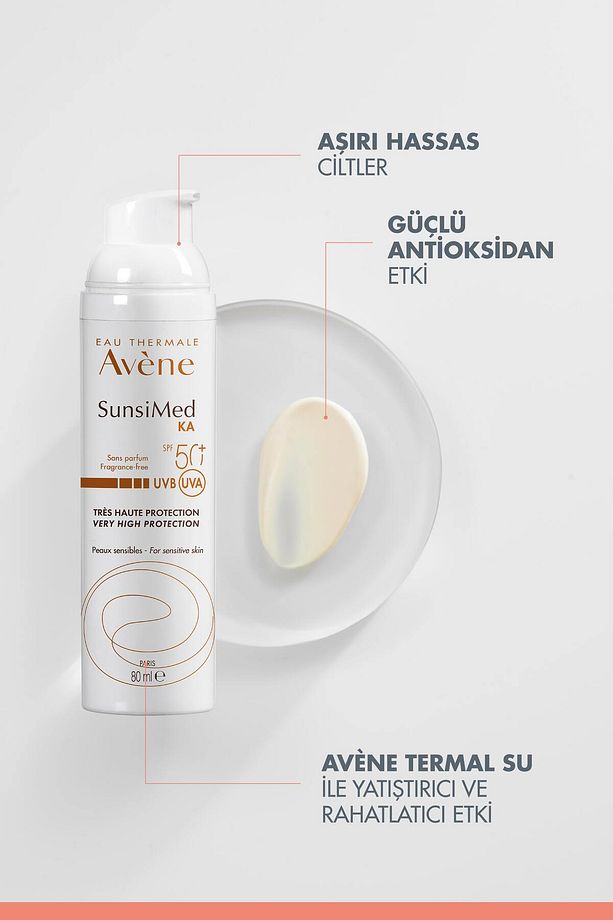 Sunsimed KA SPF 50+ Aşırı Hassas Ciltler için Yüksek Korumalı Güneş Kremi 80 ml - 4