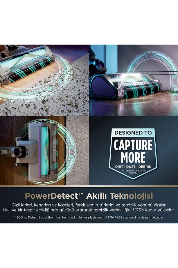 PowerDetect Clean&Empty Auto-Empty Sistemli Pet Başlıklı Şarjlı Dikey Süpürge - Shark Ninja - 5