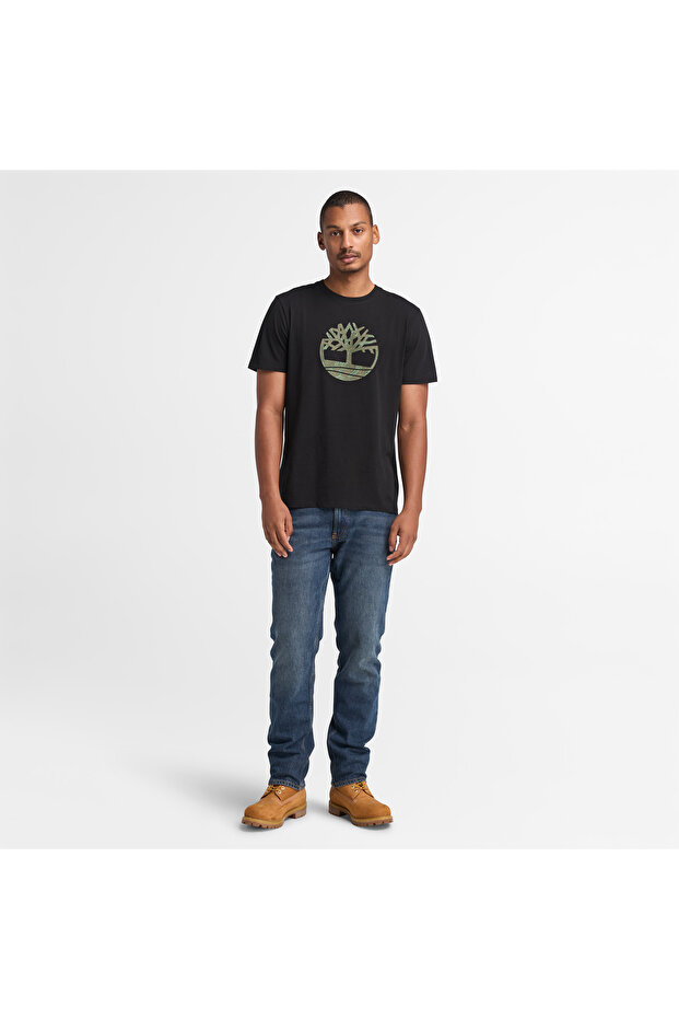 Kennebec river camo tree logo short sleeve
