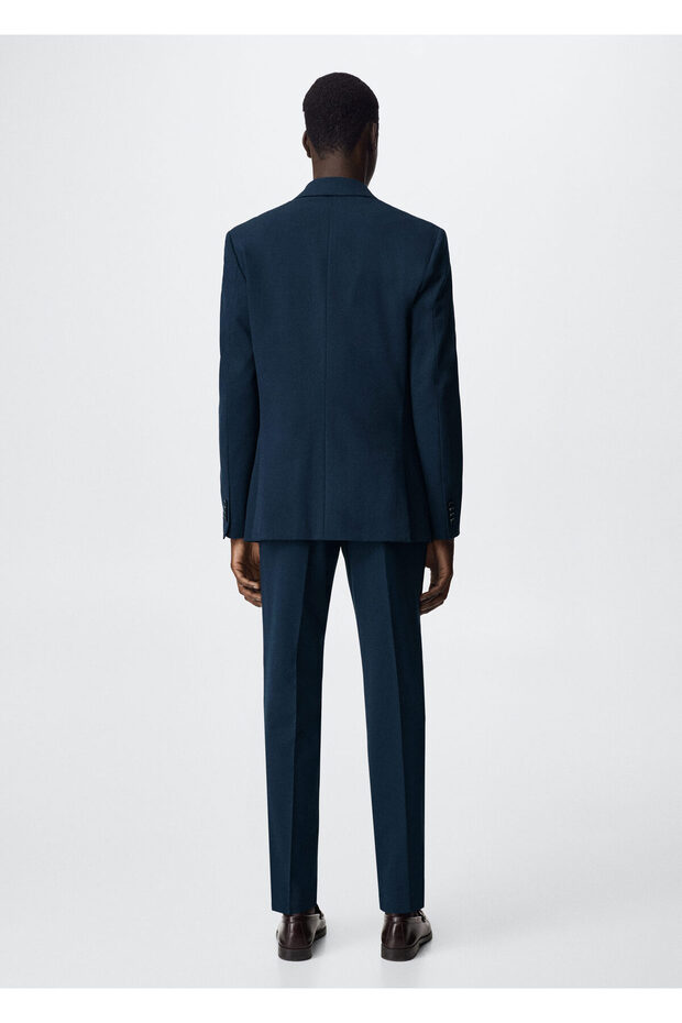 Dar Kesim Blazer Ceket - 11