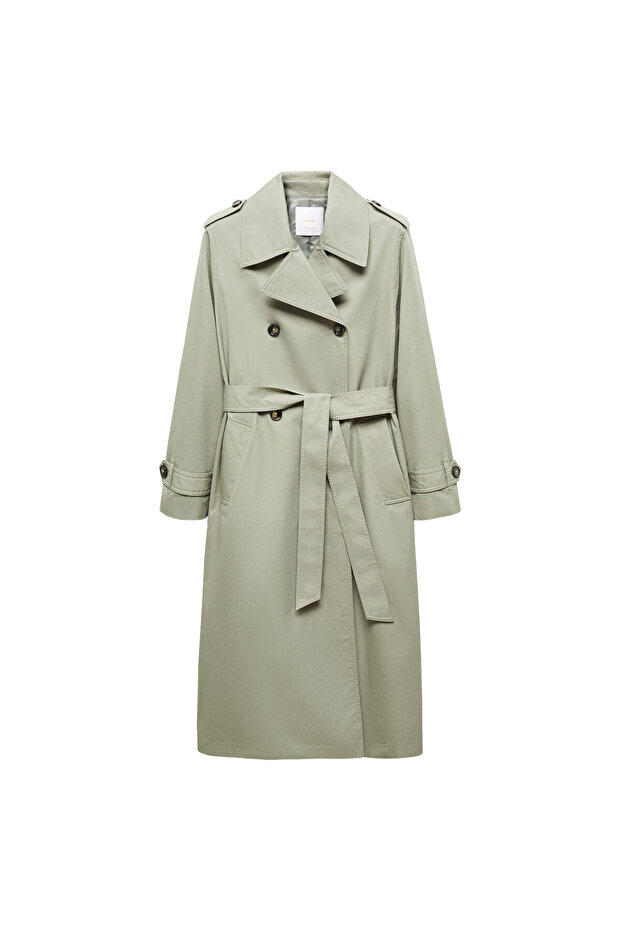 Çift düğmeli trençkot - 3