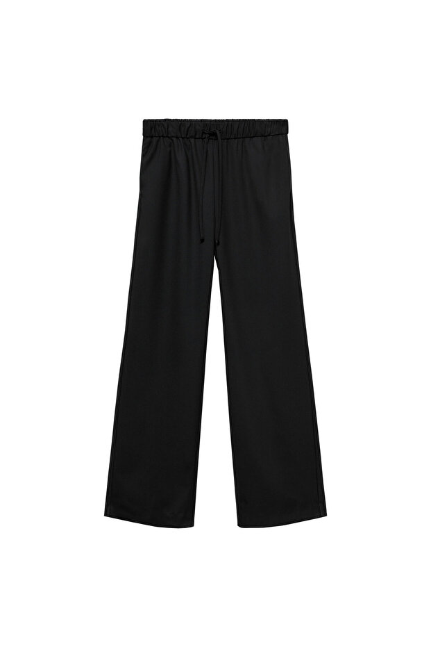 Siyah Kadın Pantolon 77035663 - 6