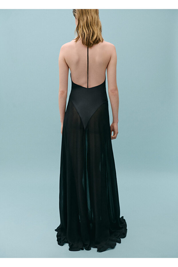 Siyah Kadın  Elbise 67018660 - 3