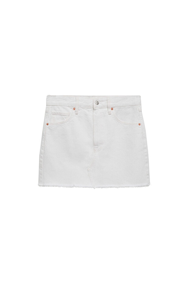 Fusta albă de damă 77090363 - 8