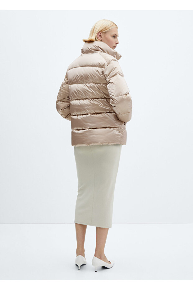 Su geçirmez kapitone anorak - 6