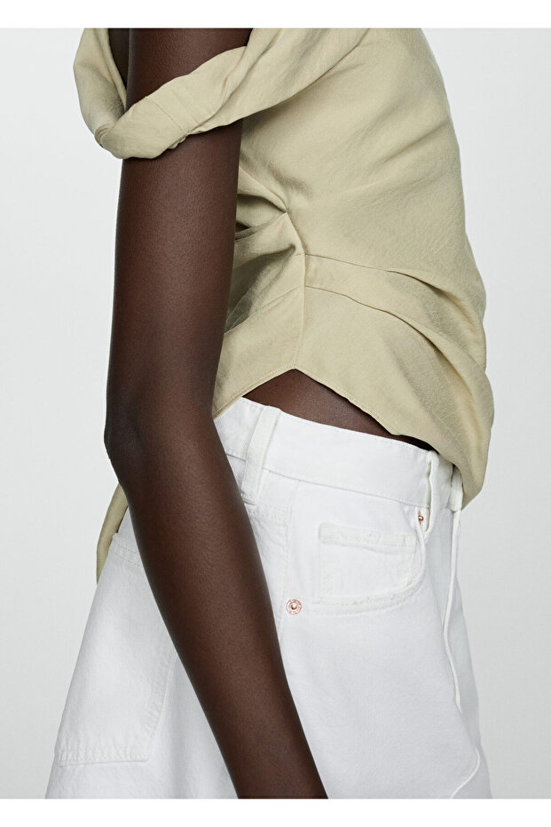 Fusta albă de damă 77090363 - 4