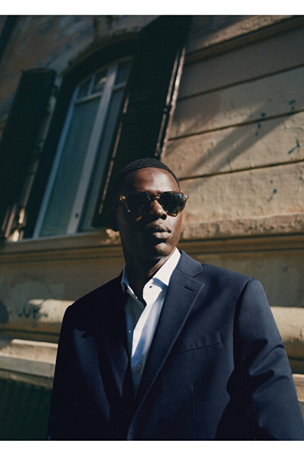 Dar Kesim Blazer Ceket - 5