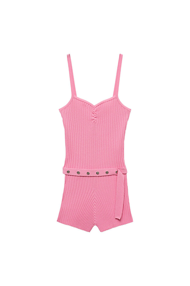 Pembe Kadın Tulum 77070633 - 6