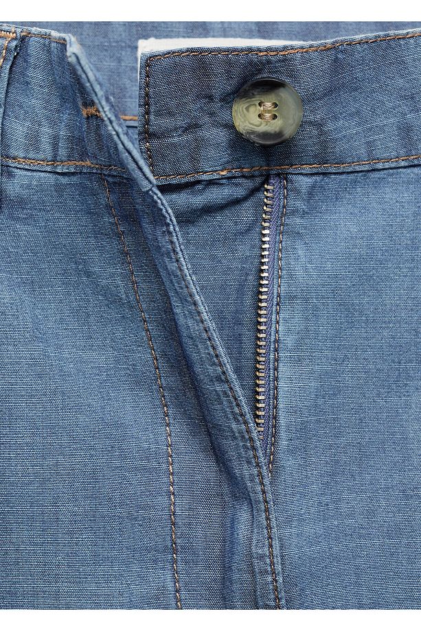 Pensli denim şort - 6