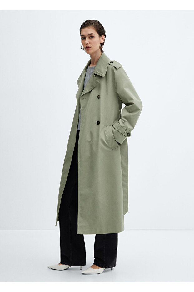 Çift düğmeli trençkot - 12