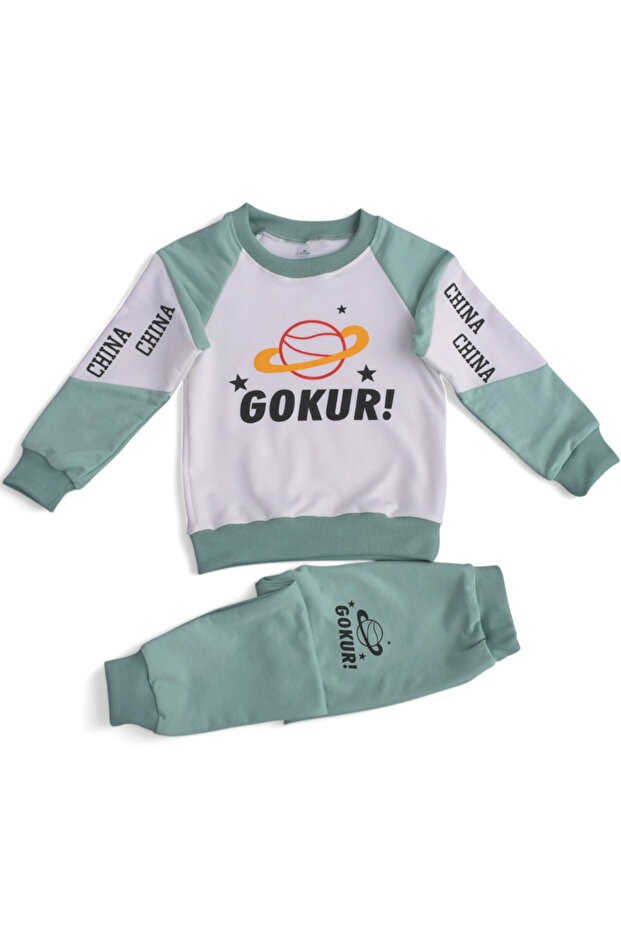 طقم بيجامة بطابع الفضاء - 1