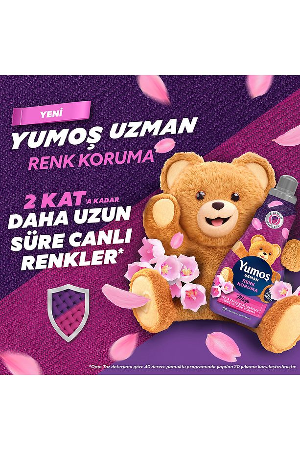 Yumoş Extra Uzman Renk Koruma 1200 Ml 50 Yıkama + Active Sıvı Deterjan 1690 Ml 30 Yıkama - 4