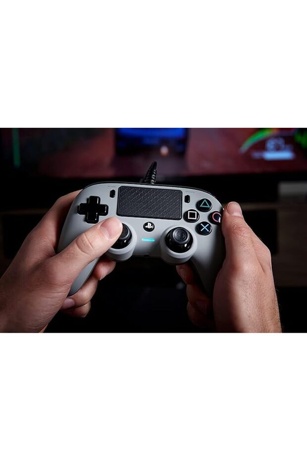 Nacon Wired compact Controller PS4 - Grey - 2