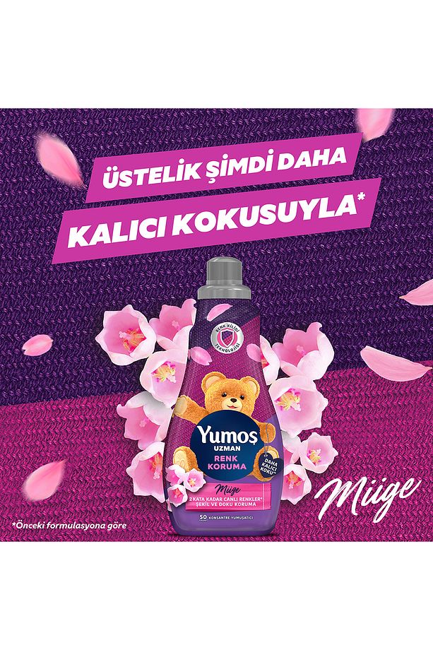 Yumoş Extra Uzman Renk Koruma 1200 Ml 50 Yıkama + Active Sıvı Deterjan 1690 Ml 30 Yıkama - 6