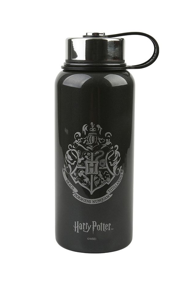 Harry Potter Lisanslı Çift Cidarlı Büyük Termos 1.8L - Siyah - 2