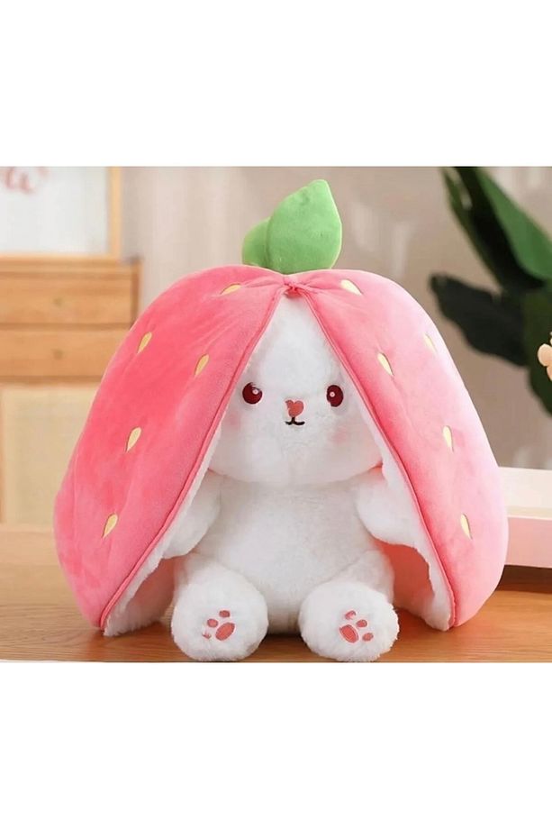 Pembe Çilek Tavşan 30 Cm - 1