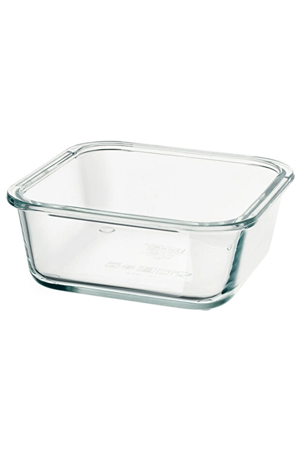365+ Glass Storage Container and Lid Set | 600ml | Square | Glass + Plastic Cover