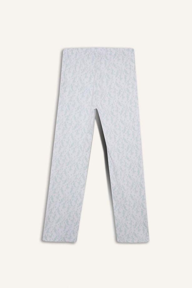 Regular Fit Pijama Takımı Kısa Kollu Üst Desenli Uzun Alt-fall In Love E0266ax25sp - 7