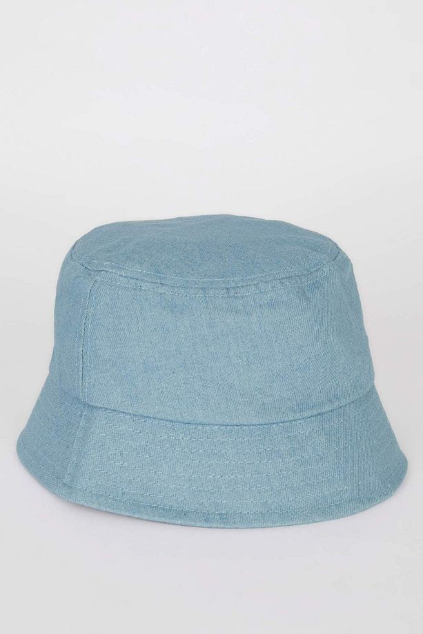 Erkek Çocuk Etiket Baskılı Jean Bucket Şapka B7890A825SM - 3