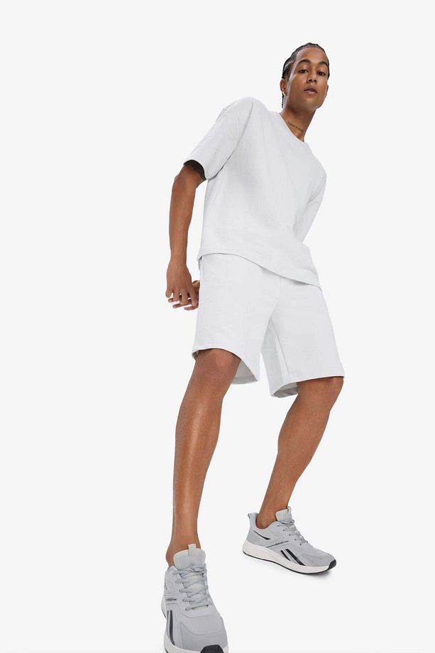 Fit Hızlı Kuruyan Esnek Kumaş Standart Fit Sporcu Kısa Paça Şort E2438ax25sm - 3
