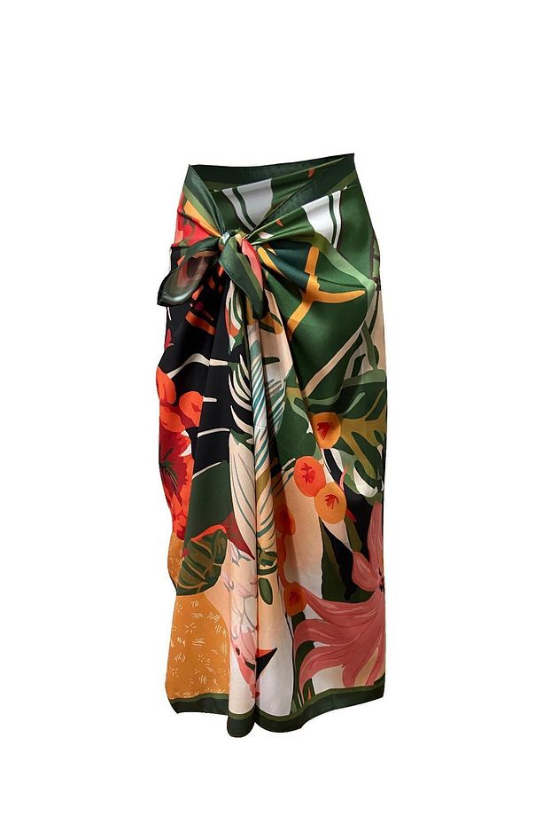 Stella-bahar Desen Pareo Iç Göstermeyen Parlak Kumaş-95cm*145cm - 5