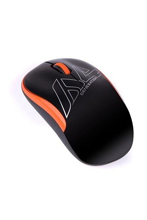 Mouse Optic Wireless A4TECH G3-300N-BO, 1000DPI (Negru/Portocaliu) - 2