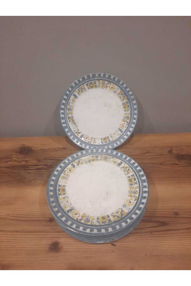 KERAMİKA SERVİS TABAĞI 26 CM 6 ADET DESENLİ - 2