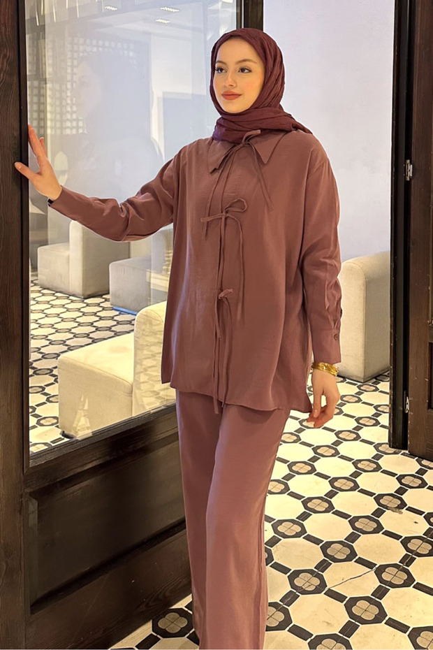 مجموعة القوس بيرا - وردة مجففة - 4