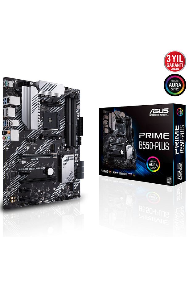 Prıme B550-plus Ddr4 4600(O.C) Dp Hdmı Am4 - 1