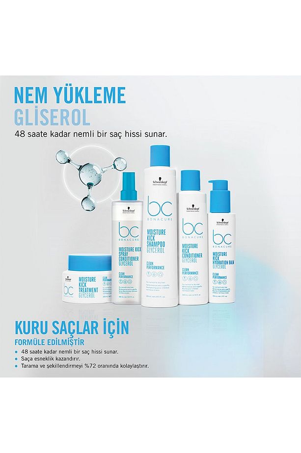 BC Bonacure Moisture Kick Nem Yükleme Krem 200ml - 4