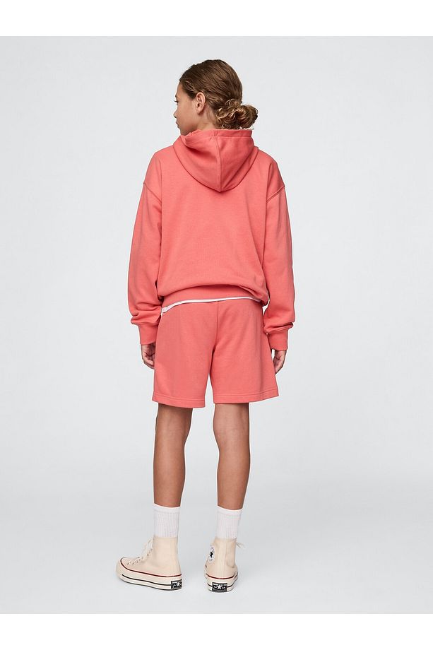 Erkek Çocuk Pembe Gap Logo Pull-On Relaxed Havlu Kumaş Şort - 4