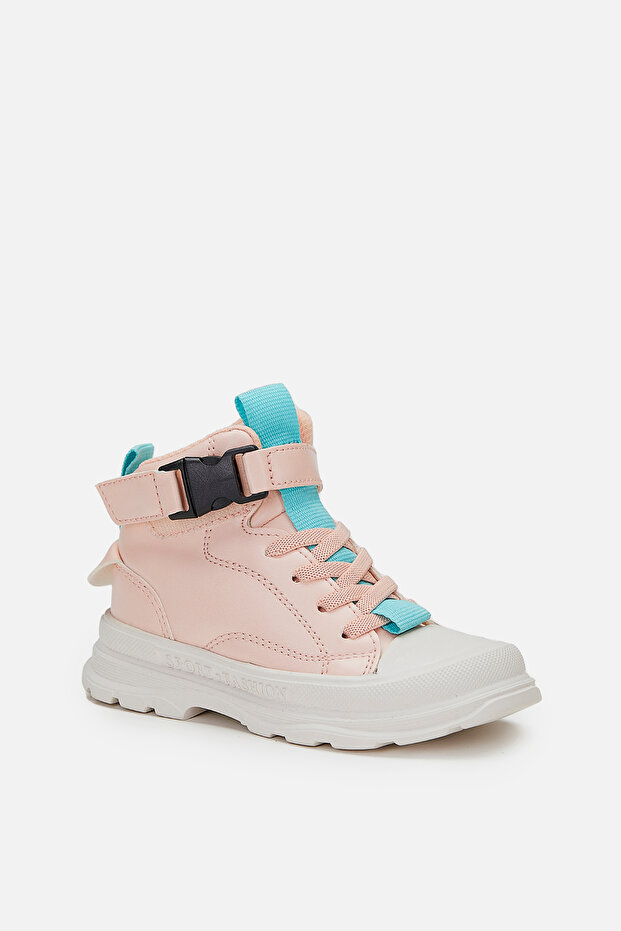 Bambu Tokalı Kız Çocuk Pudra Bot - 2