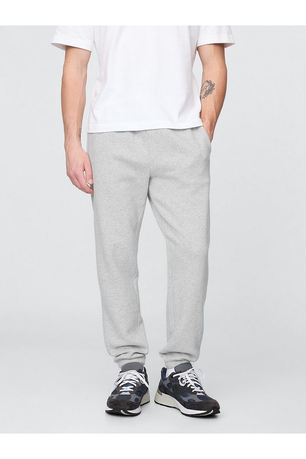 Erkek Gri VintageSoft Fleece Jogger Eşofman Altı - 8