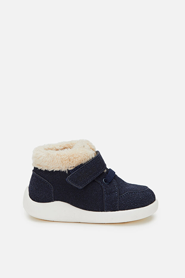 Tinky Furry Unisex First Step Navy Blue Casual Shoes