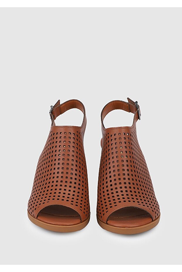 Taba Kadın Düz Sandalet - 3