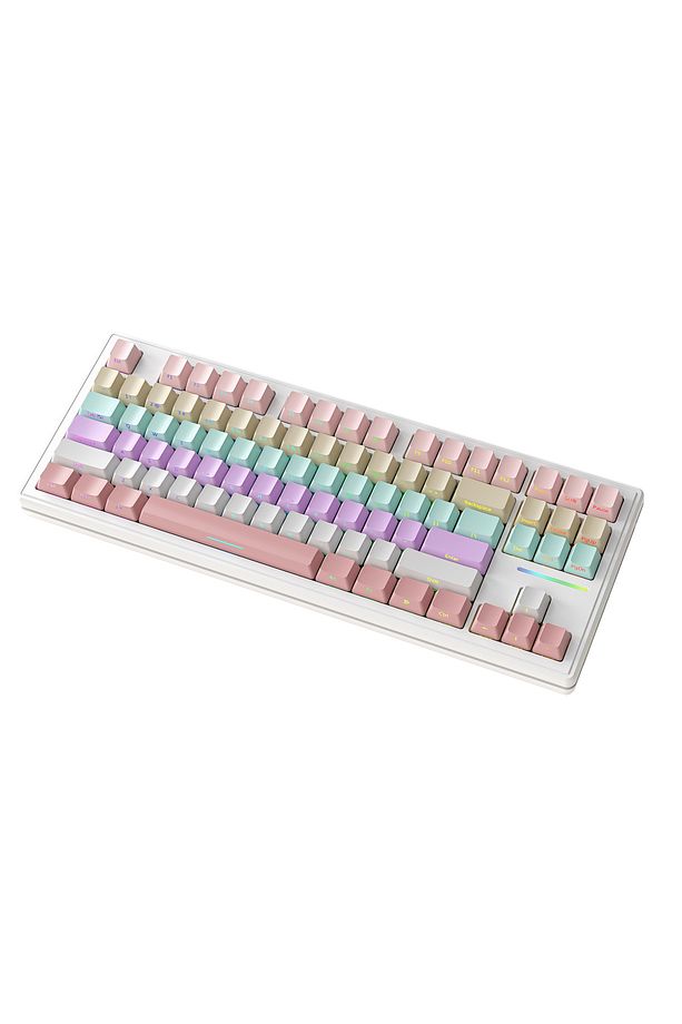 ATTACK SHARK M87 RGB Kablosuz Şarjlı Üçlü Mod 4000mAh PBT Mekanik Klavye Mac ve Win Uyumlu - 3