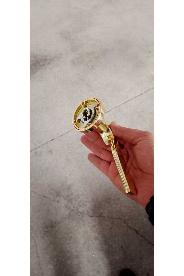 Çelik Kapı Kolu Gold (Sol Yön) - 2