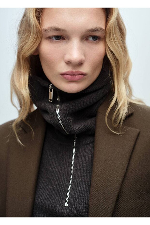 Düz kesim blazer ceket - 8