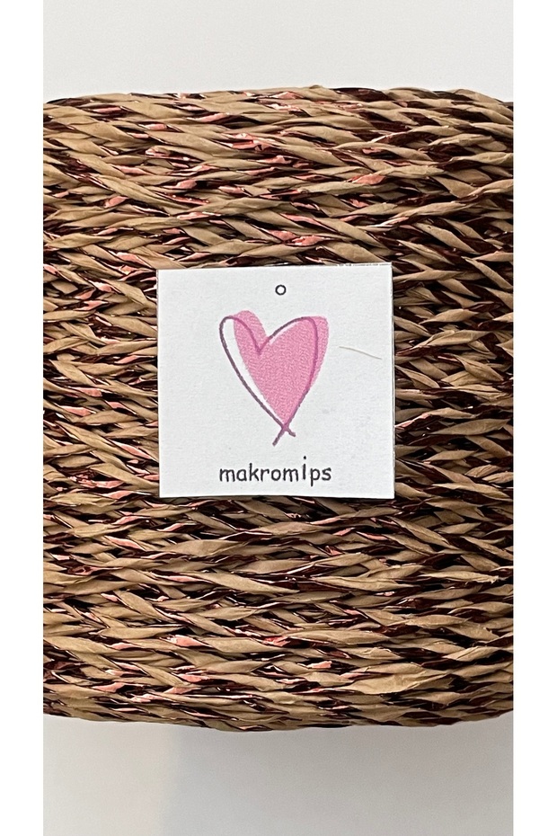 Premium Twisted Metallic Paper String (250 Gr/420M) Polyester Glossy Bag String Knitted Decoration Pack String - 2