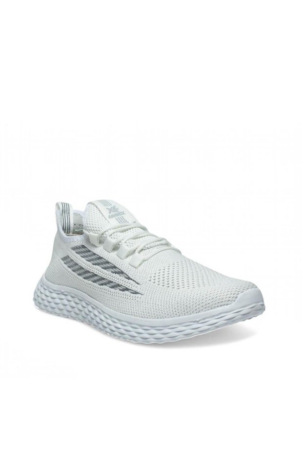 Men's 130 Knitwear White Silver Sports Shoes
