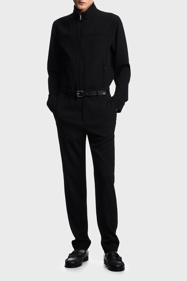 Woven Regular Fit High Waist Straight Leg Chino Pants Men's Pants Em 000158 Te14101