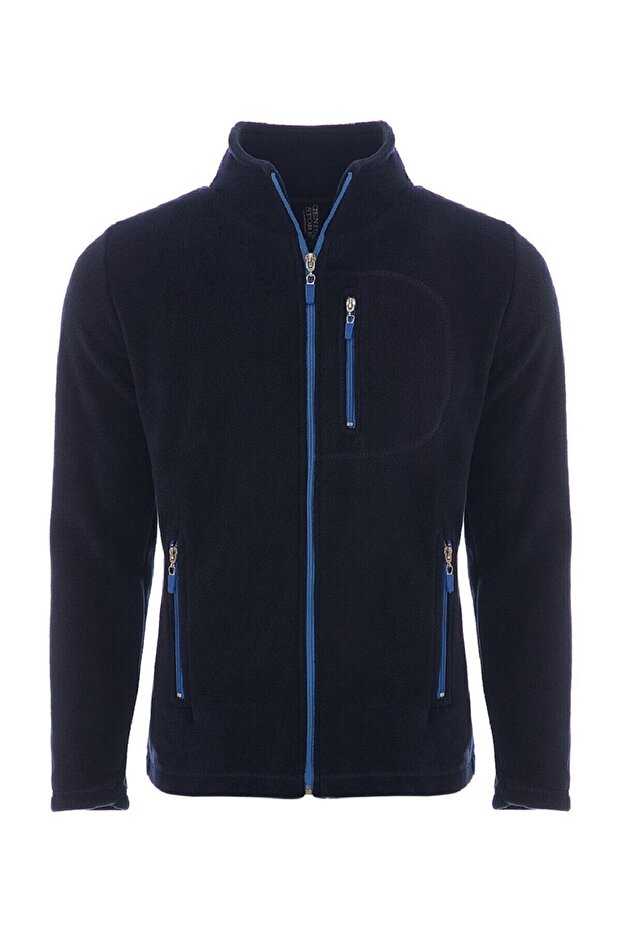 Men's Full-Zip 3-Pocket Outdoor Fleece Jacket Tactical Fleece Polar-gns